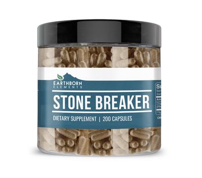 Earthborn Elements Chanca Piedra (Stone Breaker), 200 Capsules, Pure &amp; Undiluted, No Additives