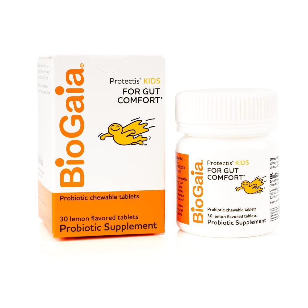 BioGaia Probiotic Chewable Tablets, Box Simple and Easy Way To Promote Digestive and Immune Health, 30 Count