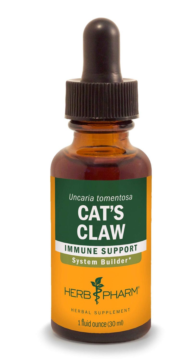 Herb Pharm Cat&#39;s Claw (UNA de Gato) Liquid Extract for Immune System Support - 1 Ounce