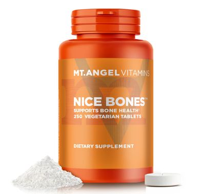 Mt. Angel Vitamins - Nice Bones, Supports Bone Health (250 Vegetarian Tablets)
