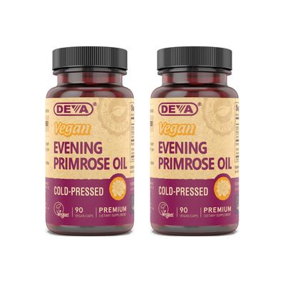 DEVA Vegan Vitamins Evening Primerose Oil Vegan 90 Vcap (Pack of 2)
