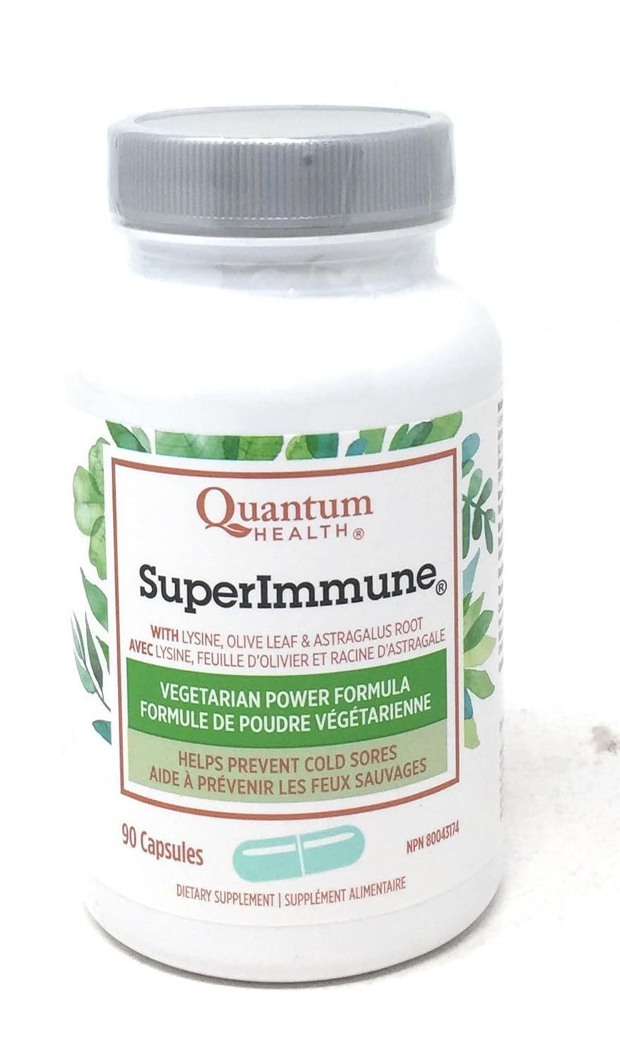 Quantum Health Super Immune+ Power Formula Dietary Supplement, 90 Vegetarian Capsules