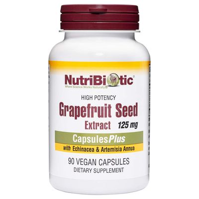 NutriBiotic Grapefruit Seed Extract CapsulesPlus, 125 mg of GSE, 90 Count