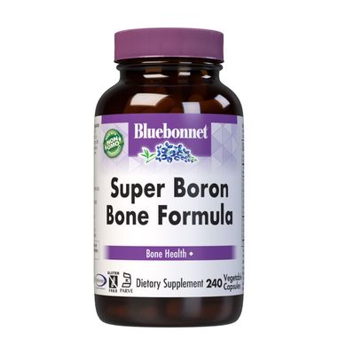 BlueBonnet Super Boron Bone Formula Vegetarian Capsules, 240 Count, White (743715002227)