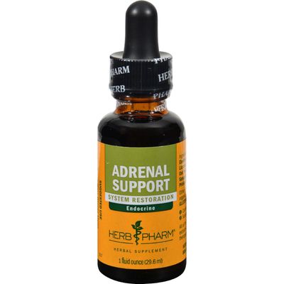 Herb Pharm Adrenal Support Liquid Herbal Formula with Eleuthero and Licorice Liquid Extracts - 1 Ounce