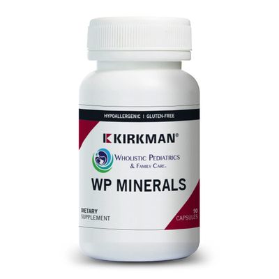 Kirkman WP Minerals || 90 Vegetarian Capsules || A Comprehensive Mineral Supplement for Those who do not get Enough nutrients from Their Diet.