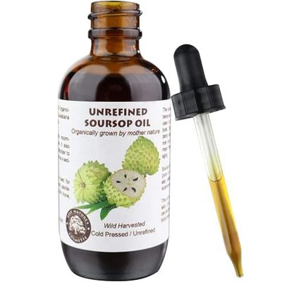 Best Nature&#39;s Cosmetics Virgin Soursop Graviola Guanabana Oil (organic, undiluted, unrefined) (4oz)
