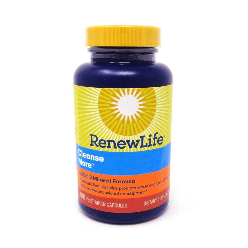 Renew Life Cleanse More Herbal &amp; Mineral Formula, 100 Capsules