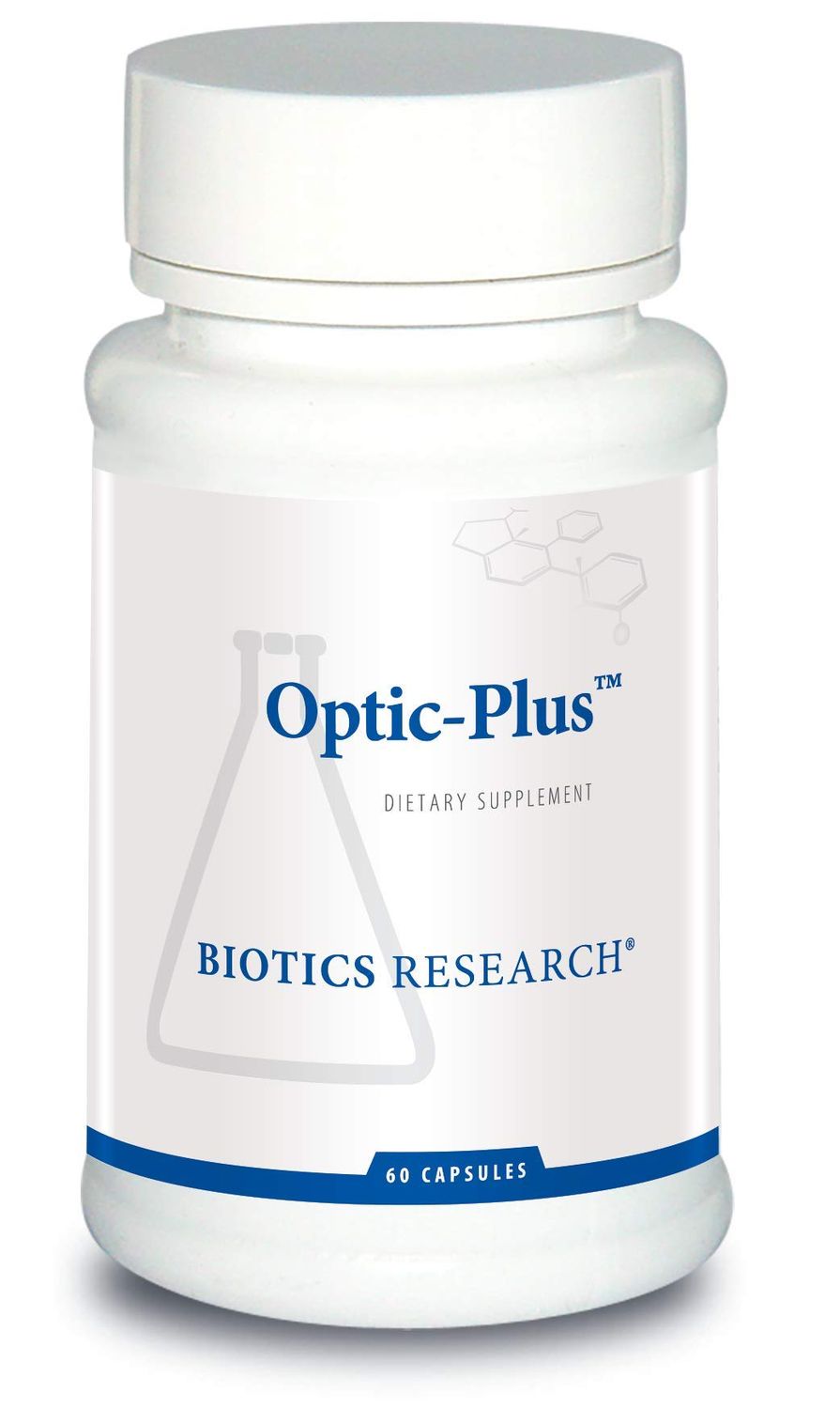 Biotics Research Optic Plus Eye Vitamin &amp; Mineral Support Supplement with Lutein and Zeaxanthin, Healthy Retinal Tissue and Vision 60 Capsules