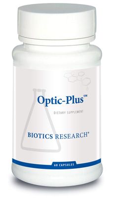 Biotics Research Optic Plus Eye Vitamin &amp; Mineral Support Supplement with Lutein and Zeaxanthin, Healthy Retinal Tissue and Vision 60 Capsules