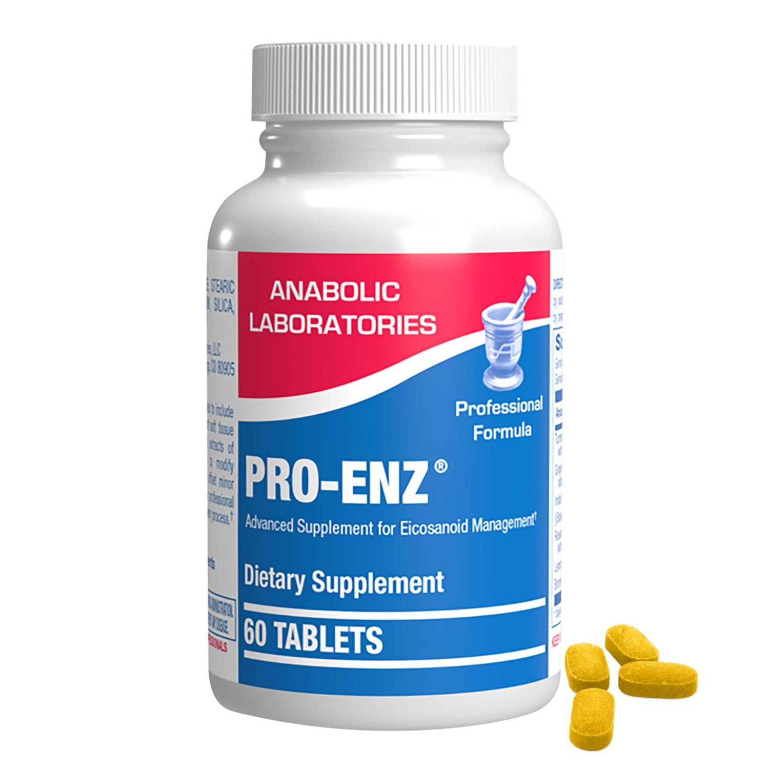 Pro ENZ Joint Support Supplement - Clinical Formula Turmeric Boswellia Supplement for Joint &amp; Cartilage Mobility and Comfort Support Plus Eicosanoid Management with Proteolytic Enzymes (60 Servings)