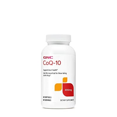 GNC CoQ10 200mg Supplement, Supports Heart Health, 60 Servings