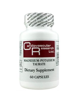 Cardiovascular Research Magnesium-Potassium Taurate - Magnesium Taurate and Potassium Taurate 60 Count