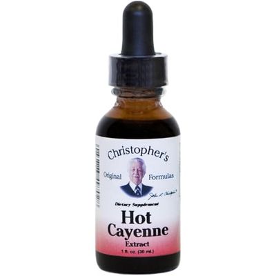 Christopher&#39;s Original Formulas Hot Cayenne Extract, 1 fl oz - Natural Herbal Supplement