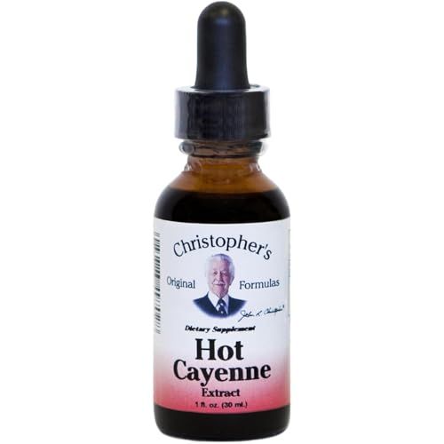 Christopher's Original Formulas Hot Cayenne Extract, 1 fl oz - Natural Herbal Supplement