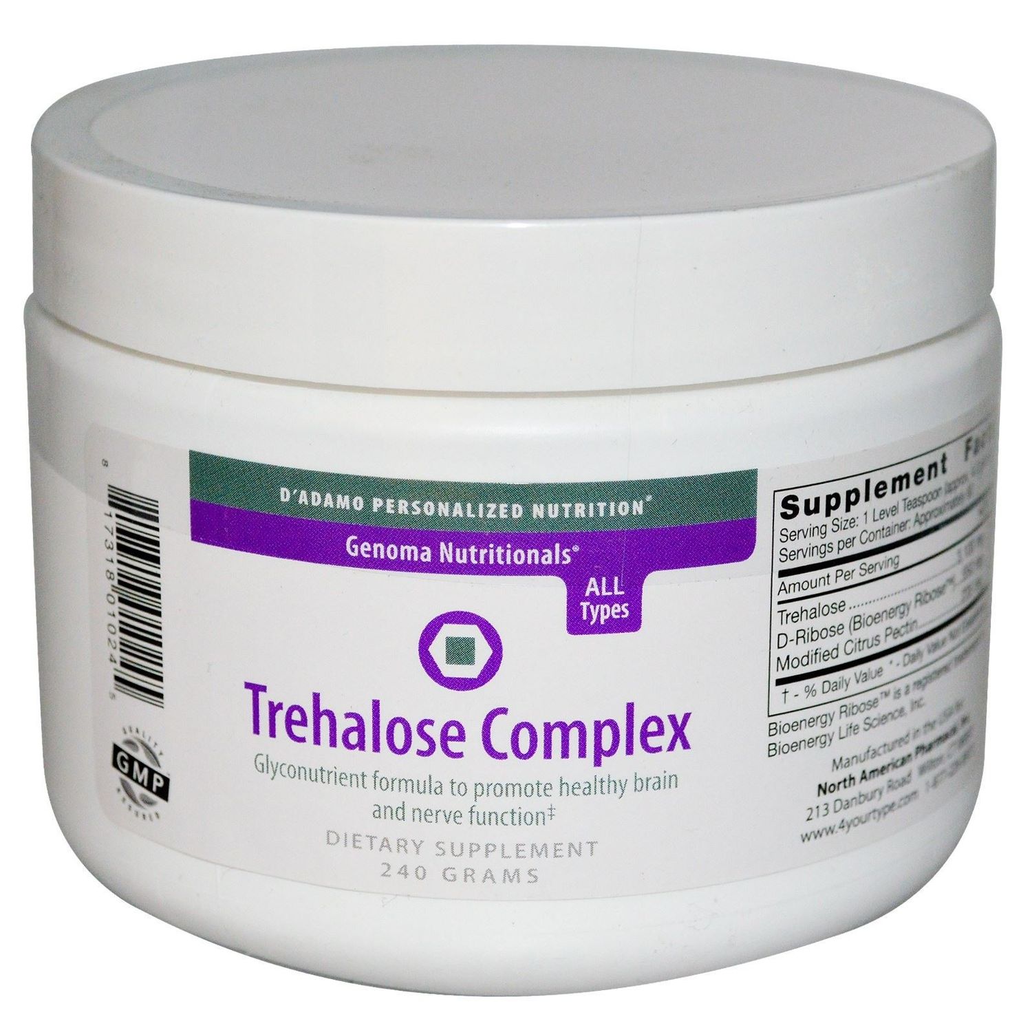 D&#39;Adamo Genoma Nutritionals Trehalose Complex -- 240g