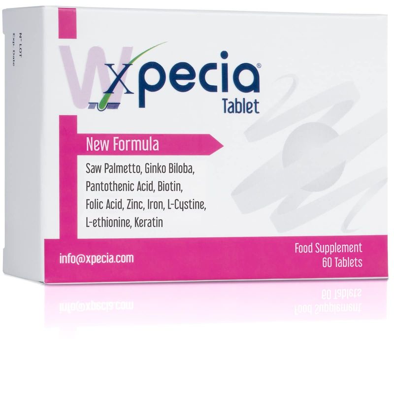 XPECIA FOR WOMEN ANTI HAIR LOSS &amp; DHT BLOCKER &amp; NEW HAIR GROWTH FORMULA (60 Tablets)