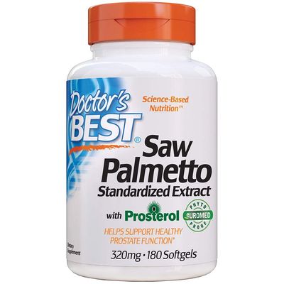 Doctor&#39;s Best Saw Palmetto 320 Mg Softgels, 180 Count