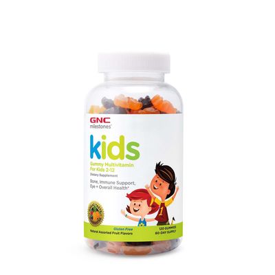 GNC milestones Kids Multi Gummy - 120 Gummies (60 Servings)