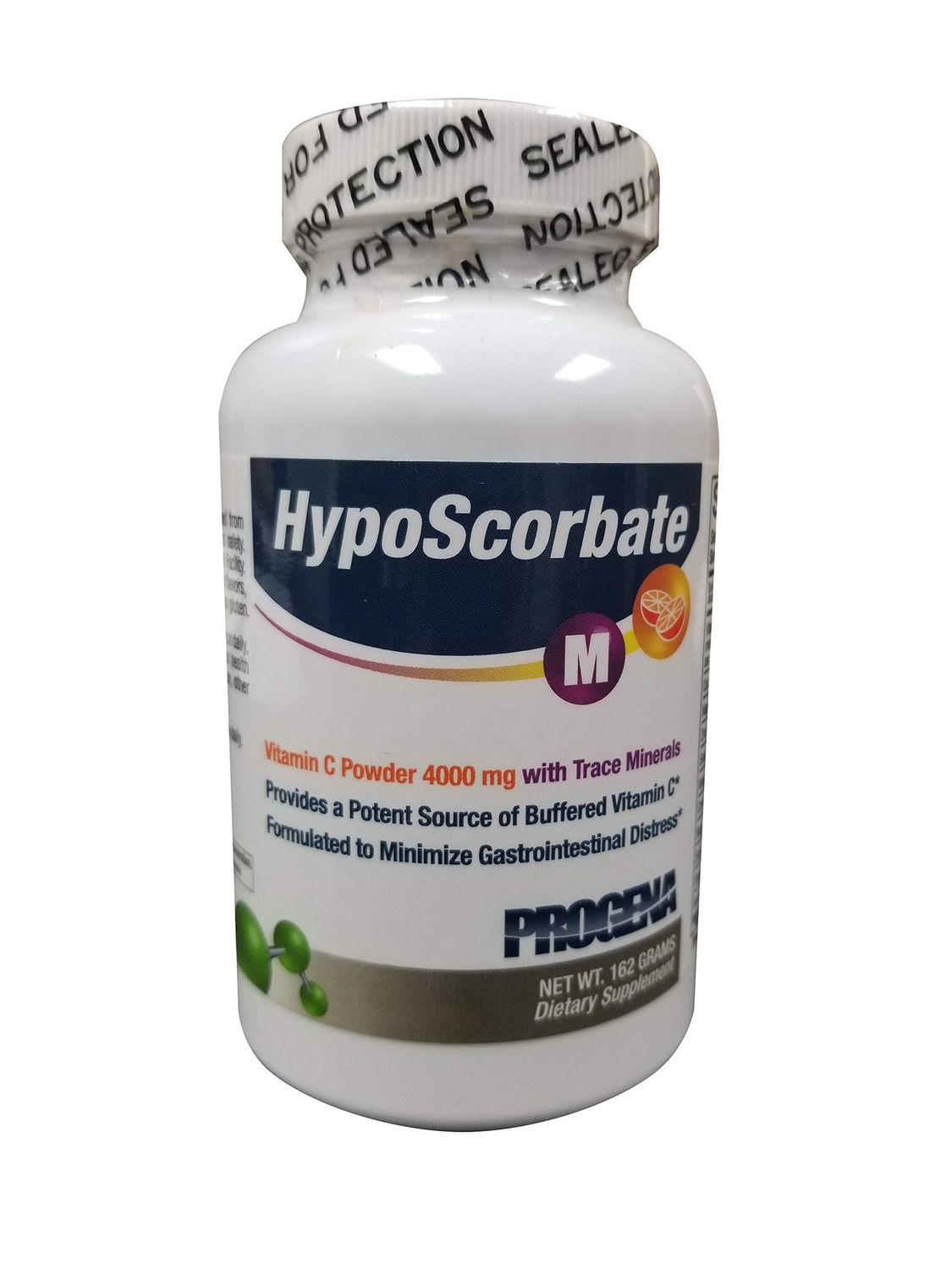 PROGENA - Hyposcorbate Vitamin C Powder 4000 mg w/Trace Minerals (162 G)