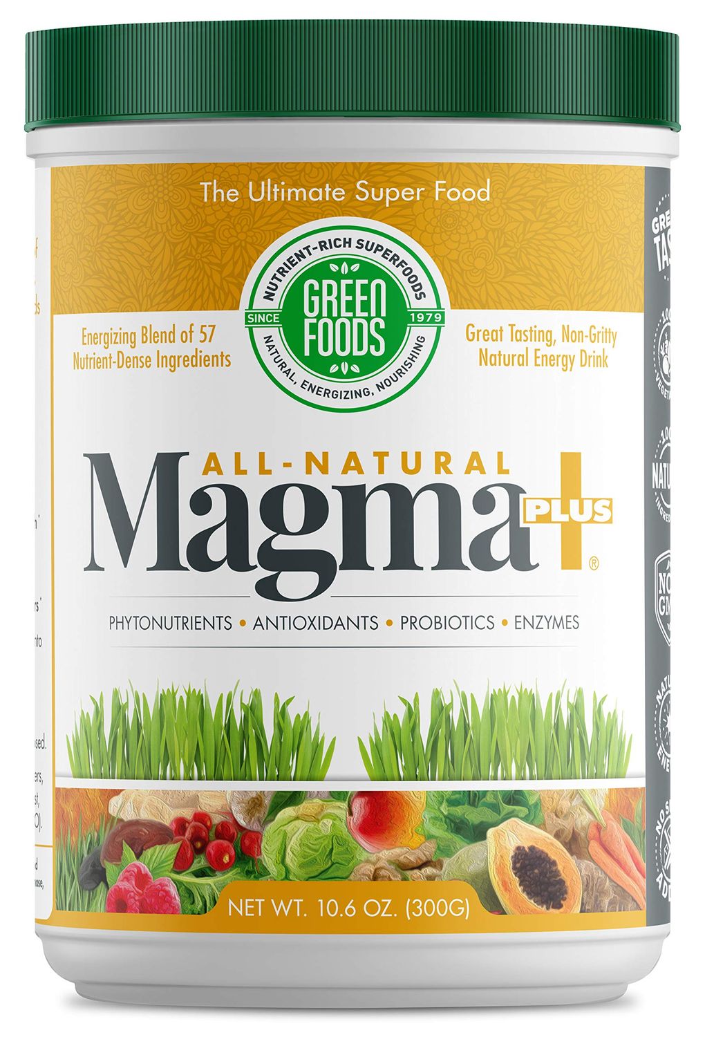 Green Foods Magma Plus Powder 10.6 Ounces