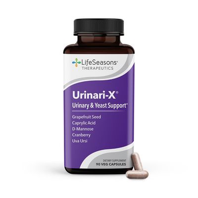 Urinari-X - Urinary Tract Support - Fast Acting UTI Relief - Vitamin Supplement for Healthy Bladder Function &amp; Immunity - D-Mannose, Cranberry, Caprylic Acid, Uva Ursi &amp; Grapefruit - 90 Capsules