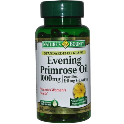 Nature&#39;s Bounty Evening Primrose Oil 1000 mg Softgels 60 ea (Pack of 2)
