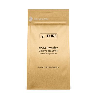 Methylsulfonylmethane MSM Powder (2 lbs), Always Pure, Natural Sulfur Dietary Supplement