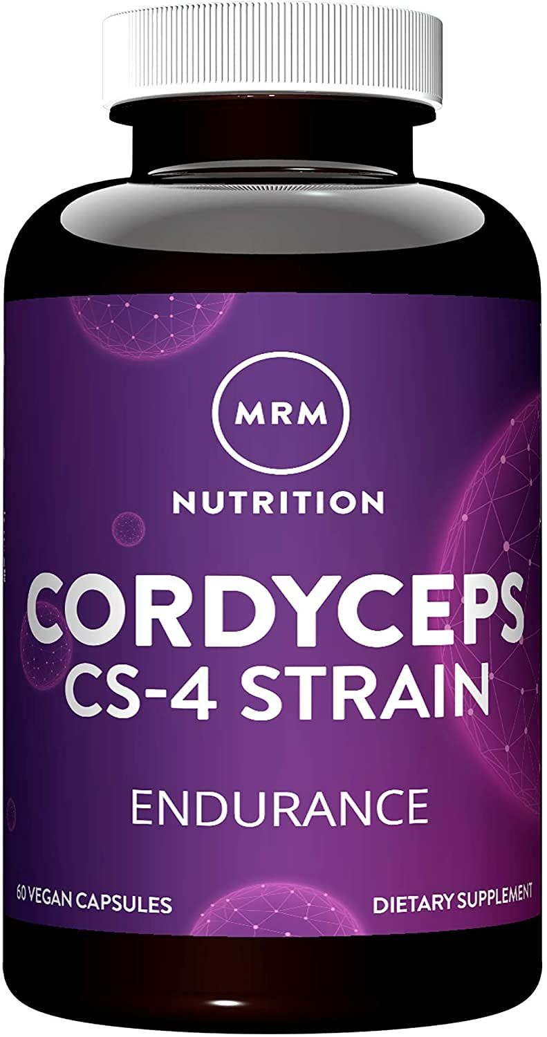 MRM Nutrition Cordyceps | CS-4 Strain | Endurance | Adaptogens | Mushrooms | Energy + Endurance | Vegan | 60 Servings