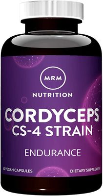 MRM Nutrition Cordyceps | CS-4 Strain | Endurance | Adaptogens | Mushrooms | Energy + Endurance | Vegan | 60 Servings