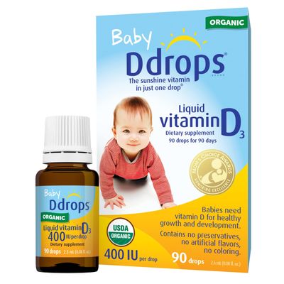 Ddrops Baby 400 IU Drops, Pack of 2