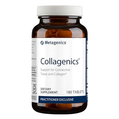 Metagenics Collagenics Nutritional Supplement Support for Connective Tissue and Collagen Tablet - 180 Count