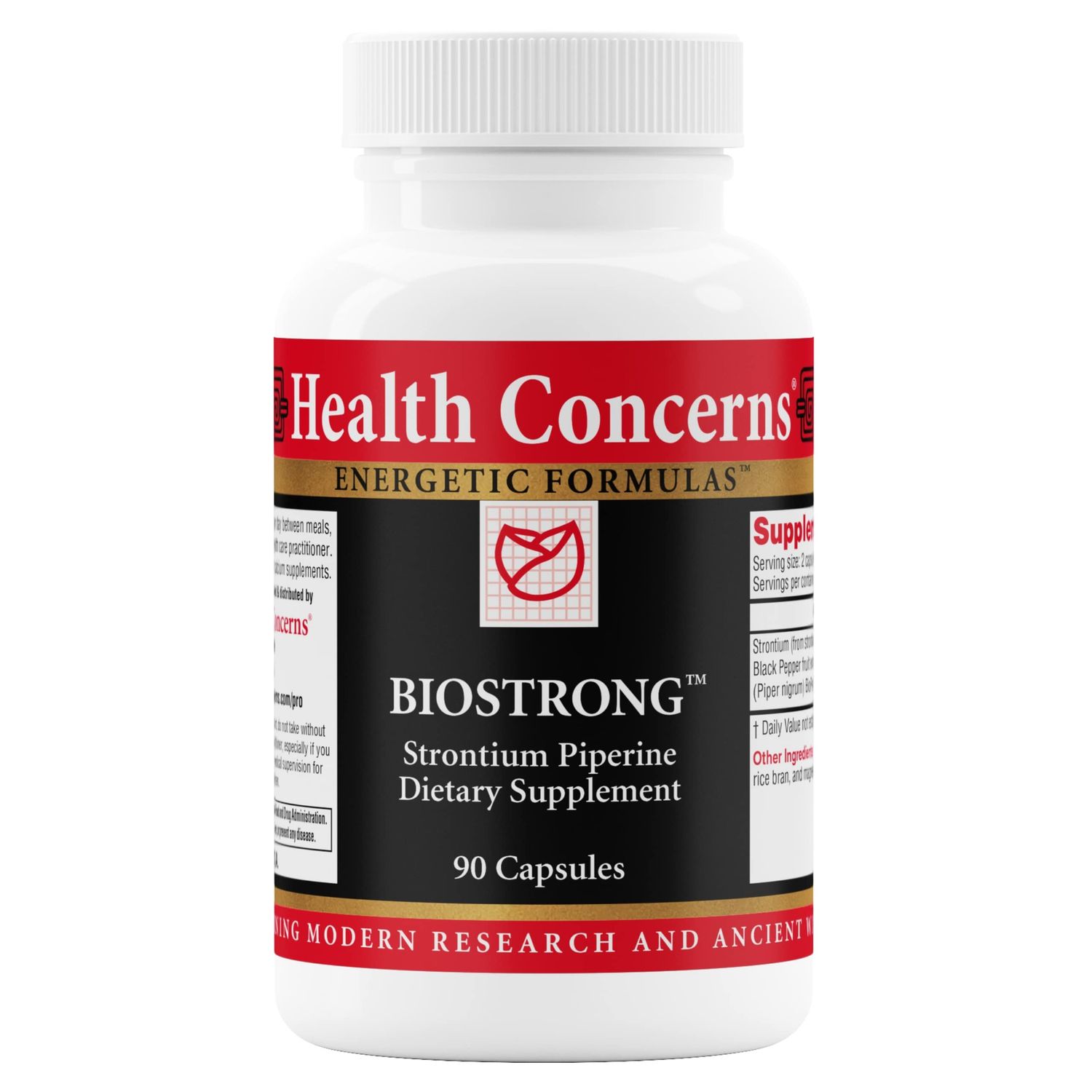 Health Concerns BioStrong - Bone Strength &amp; Bone Health Supplement for Men and Women - 90 Capsules