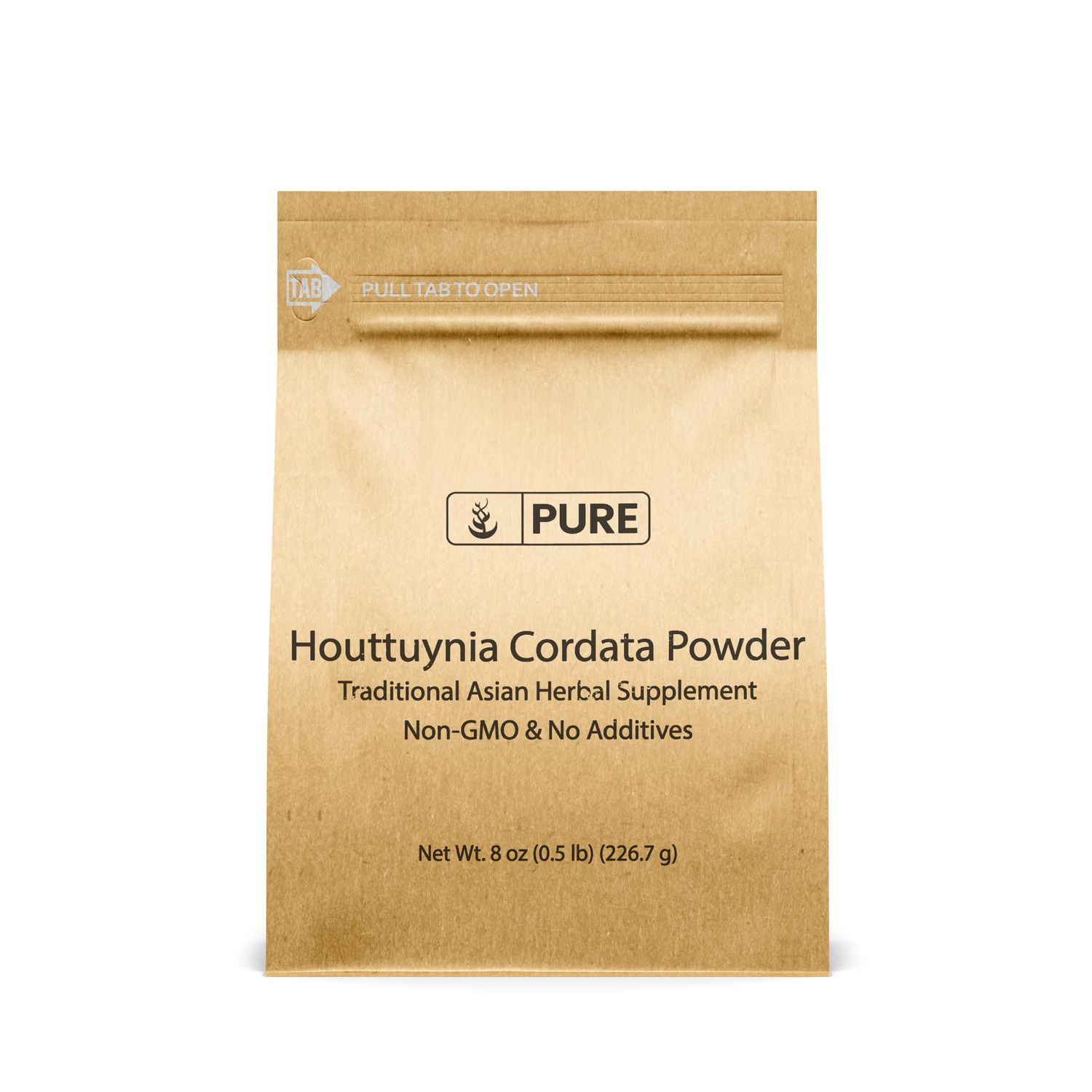 Pure Original Ingredients Houttuynia Cordata (8oz) Traditional Asian Herbal Supplement, Fish Mint, Heart Leaf