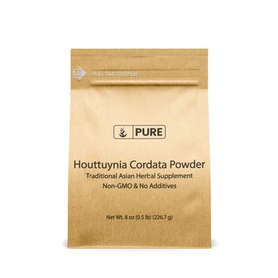 Pure Original Ingredients Houttuynia Cordata (8oz) Traditional Asian Herbal Supplement, Fish Mint, Heart Leaf