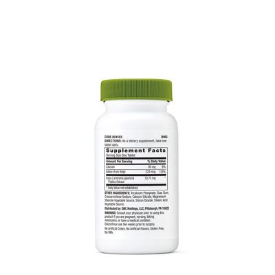 GNC SuperFoods Kelp - 180 Vegetarian Tablets (180 Servings)