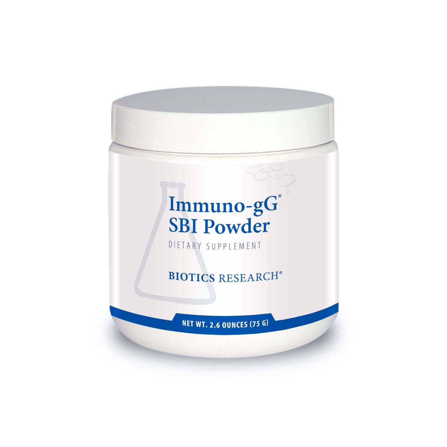 Immuno-gG SBI Powder Easy-to-Mix Powder Formula, Ultimate IgG, Complete Gut Health and Immune Support, Dairy Free, Immunoglobulin Concentrate 2.6 Oz