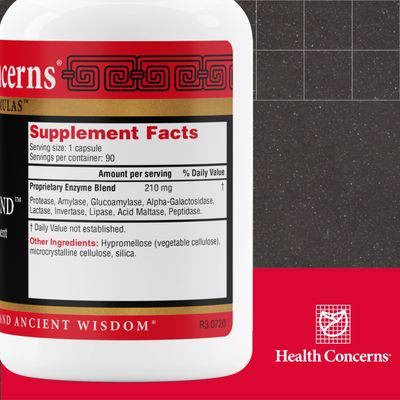 Health Concerns Enteromend - Digestion Supplement &amp; Intestinal Cleanse Support - 90 Capsules