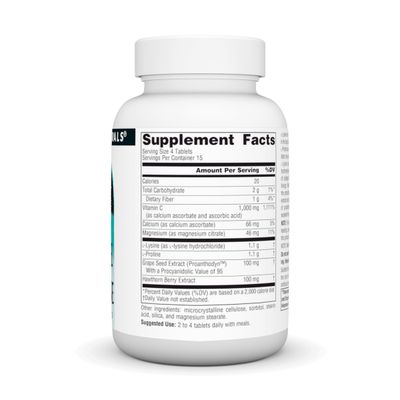 Source Naturals L-Proline &amp; L-Lysine, 550mg - 60 Tablets