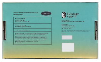 Heritage Kava Premium Fiji Noble Kava Root Powder 16 Oz/1LB
