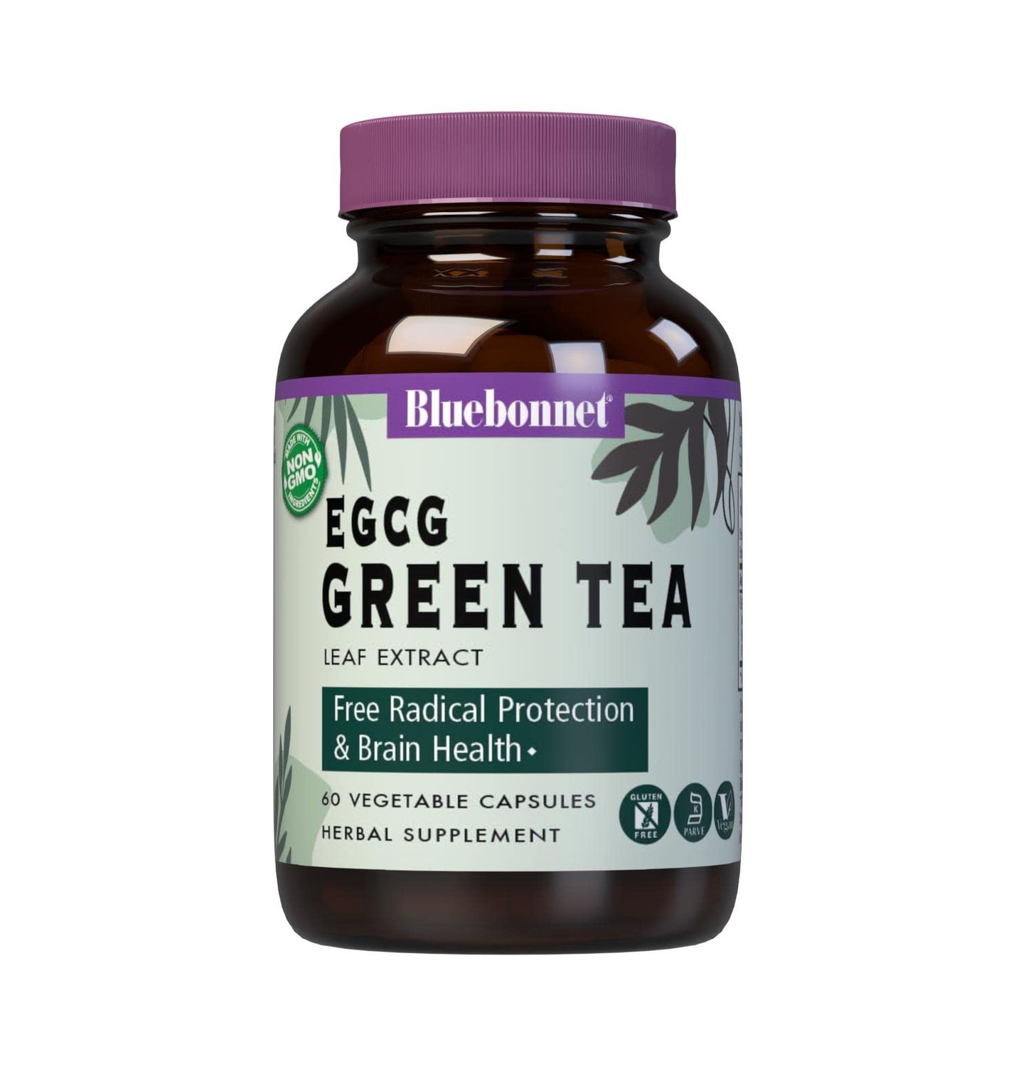 BlueBonnet EGCG Green Tea Leaf Extract Supplement, 60 Count