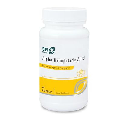 Klaire Labs Alpha-Ketoglutaric Acid - Energy &amp; Metabolism Support - 300mg AKG in Hypoallergenic, Vegetarian Capsules, Dairy &amp; Gluten-Free (60 Capsules)