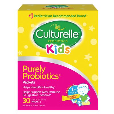 Culturelle Kids Daily Probiotic Supplement - Helps Support a Healthy Immune &amp; Digestive System* - #1 Pediatrician Recommended Brand - For Age 3+ - 30 Single Packets