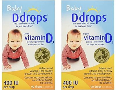 Ddrops Baby Drops Yellow (Pack of 2)