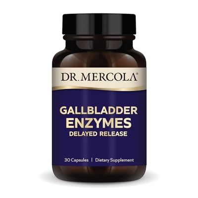 Dr. Mercola Gallbladder Enzymes, 30 Servings (30 Capsules), Dietary Supplement, Supports Digestive Health, Non GMO