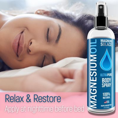 Pure Magnesium Oil Spray - 100% Natural Magnesium Spray - Sourced from The Dead Sea Topical Magnesium