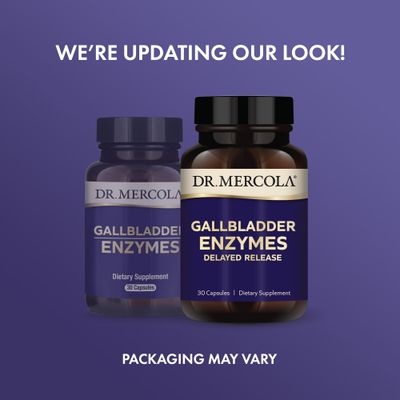 Dr. Mercola Gallbladder Enzymes, 30 Servings (30 Capsules), Dietary Supplement, Supports Digestive Health, Non GMO