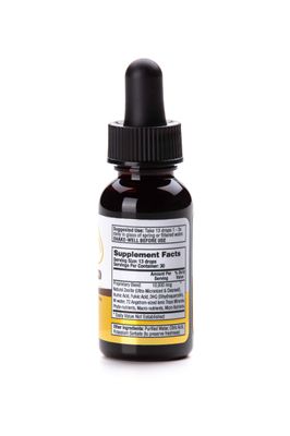 Pure Zeolite Drops 1 oz Bottle Fulvic and Humic Acid Immune Gut Support Easy to Take 100% Bioavailable Pure Liquid Zeolite Suspension Enhanced with DHQ, Natural Immune System Modulator
