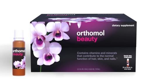 Orthomol Beauty, Women&#39;s Beauty Supplement, 30-Day Supply, Supports Hair, Skin, and Nail Health, Collagen Supplement with Coenzyme Q10