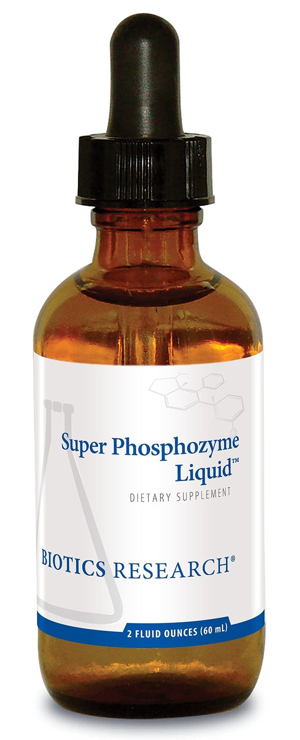 Biotics Research Super Phosphozyme Liquid- Phosphorous in Liquid, Electrolytes. Healthy Bones and Teeth, Protein Production, Energy Support. 40mg/Drop. 2 Fl Oz